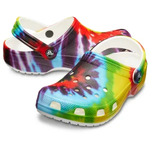 Crocs – Classic Tie Dye Graphic Clog – Sandales remise en ligne 10