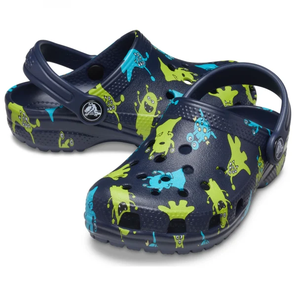 Crocs – Kid’s Classic Monster Print Clog – Sandales mode 3