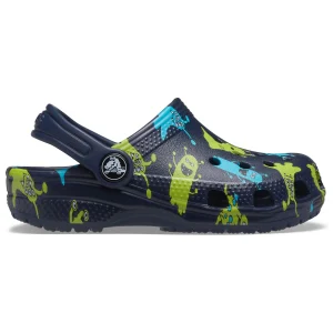 Crocs – Kid’s Classic Monster Print Clog – Sandales mode 12