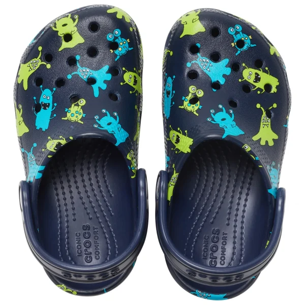 Crocs – Kid’s Classic Monster Print Clog – Sandales mode 6